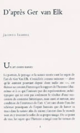 D'après Ger van Elk - Jacinto Lageira