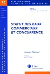 Statut des baux commerciaux et concurrence - Abdoulaye Mbotaingar