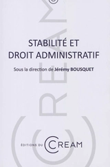 Stabilité et droit administratif