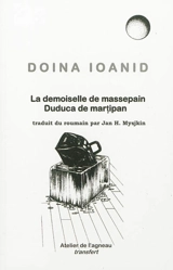 La demoiselle de massepain. Duduca de martipan - Doina Ioanid