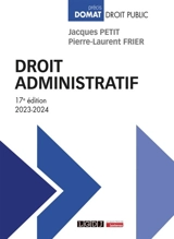 Droit administratif : 2023-2024 - Pierre-Laurent Frier