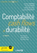 Comptabilité, cash flows et durabilité : principes, applications et exercices