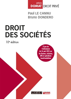 Droit des sociétés - Paul Le Cannu