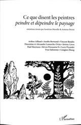 Ce que disent les peintres. Peindre et dépeindre le paysage