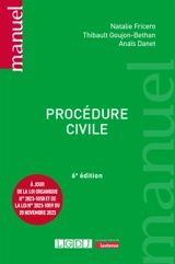Procédure civile - Natalie Fricero