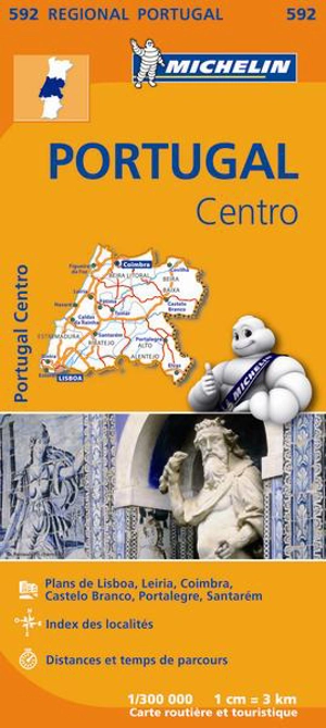 CARTE REGIONALE PORTUGAL CENTRE - Collectif