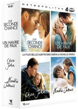 Coffret Nicholas Sparks : Une seconde chance - N'oublie jamais - Cher John - Un havre de paix - Nicholas Sparks