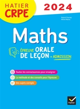 Maths : épreuve orale de leçon, admission : CRPE 2024 - Roland Charnay