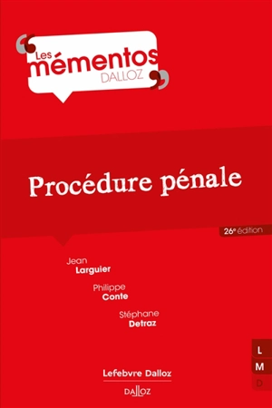 Procédure pénale - Jean Larguier