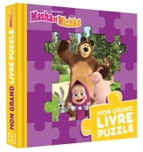Masha et Michka : mon grand livre puzzle - Lucie Pouget