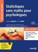 Statistiques sans maths pour psychologues - Christine P. Dancey