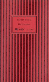 De l'incision - Boris Terk