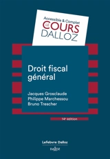 Droit fiscal général - Jacques Grosclaude