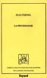 La physiologie - Jean Fernel