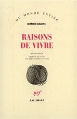 Raisons de vivre - Dimitri Bakine