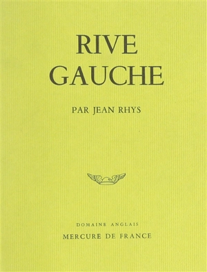 Rive gauche - Jean Rhys