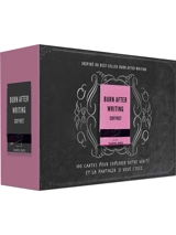Burn after writing : coffret : 100 cartes pour explorer votre vérité et la partager si vous l'osez - Sharon Jones