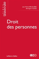Droit des personnes - Jean-Michel Bruguière