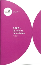 RGPD : le rôle de l'archiviste - Marie Ranquet