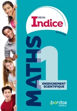 Maths 1ere : enseignement scientifique : 2023 - Jean-Louis Bonnafet
