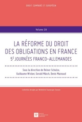 La réforme du droit des obligations en France