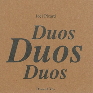 Duos - Joël Picard