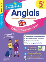 Pour comprendre l'anglais 5e : cahier d'entraînement - Krystel Gerber