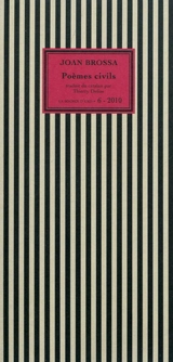Poèmes civils - Joan Brossa