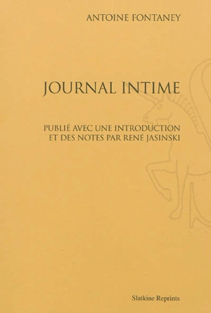 Journal intime - Antoine Fontaney