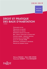 Droit et pratique des baux d'habitation 2018-2019