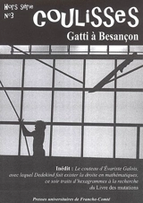 Coulisses, hors série, n° 3. Gatti à Besançon - Armand Gatti