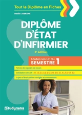Diplôme d'Etat d'infirmier : toutes les UE du semestre 1 - Badia Jabrane