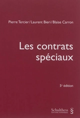 Les contrats spéciaux - Pierre Tercier