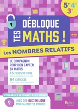 Les nombres relatifs : 5e, 4e, 3e - Olivier Beer
