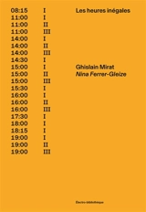 Les heures inégales - Ghislain Mirat