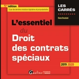 L'essentiel du droit des contrats spéciaux : 2019-2020 - Diane Boustani