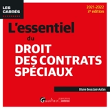 L'essentiel du droit des contrats spéciaux : 2021-2022 - Diane Boustani