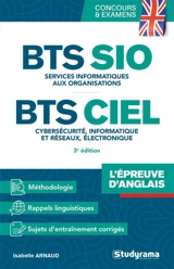 BTS SIO, services informatiques aux organisations, BTS CIEL, cybersécurité, informatique et réseaux, électronique : l'épreuve d'anglais - Isabelle Arnaud