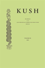 Kush, n° 20-2. Proceedings of the 14th International Conference for Nubian studies : Paris 2018 - Conférence internationale des études nubiennes (14 ; 2018 ; Paris)