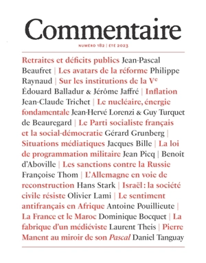 Commentaire, n° 182