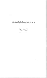 Détriment seul - Nicolas Behal