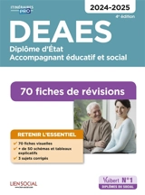 DEAES, diplôme d'Etat accompagnant éducatif et social : 70 fiches de révisions : 2024-2025 - Danièle Lenepveu