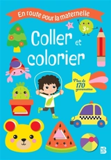 Coller et colorier, 3+ : plus de 170 gommettes - An Rypens
