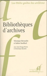 Bibliothèques d'archives - Véronique Bernardet