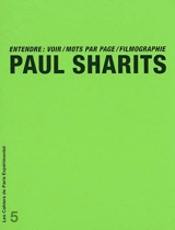 Entendre : voir. Mots par page. Filmographie - Paul Sharits