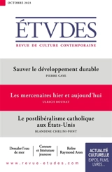 Etudes, n° 4308. Sauver le développement durable - Pierre Caye