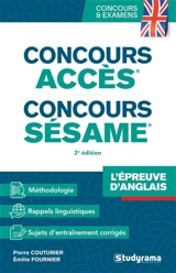 Concours Accès, Concours Sésame : l'épreuve d'anglais - Pierre Couturier