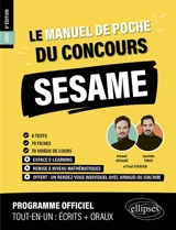 Le manuel de poche du concours Sésame 2024 : 6 tests, 70 fiches, 70 vidéos de cours : programme officiel, tout-en-un, écrits + oraux - Joachim Pinto