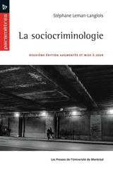 La Sociocriminologie - Stéphane Leman-Langlois