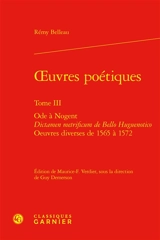 Oeuvres poétiques. Vol. 3 - Rémi Belleau